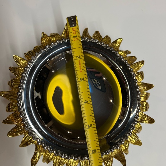 Michael Aram Sunflower Silver and Gold  Bowl - Picture 6 of 7